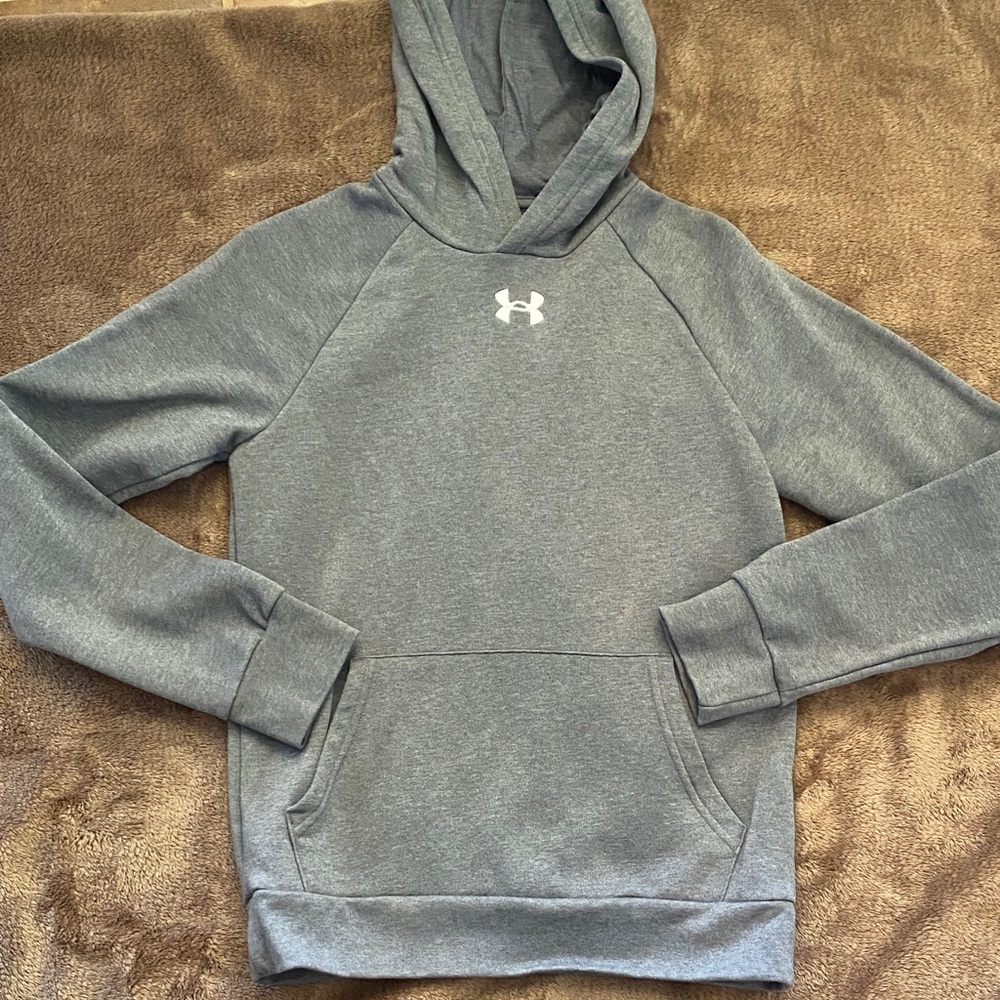 Under Armour Youth Boys Charcoal Hoodie